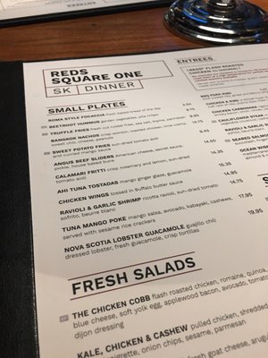 Menu photo 4 Reds Mississauga, ON Menu photo 4 Reds Mississauga, ON