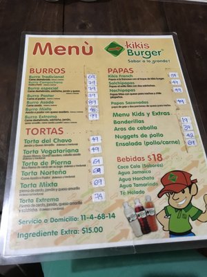 Menu photo 2 Kiki's Burger La Paz, BCS Menu photo 2 Kiki's Burger La Paz, BCS