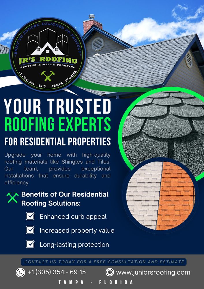 Slide of Jr’s Roofing & Water Proofing