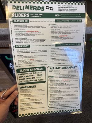 Menu photo 3 Deli Nerds Costa Mesa, CA