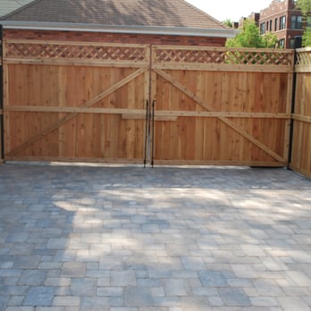 Green Landscape Solutions - a wooden fence and gate - Landscaping Near Me Green Landscape Solutions - a wooden fence and gate - Landscaping Near Me