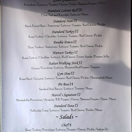 Menu Menu