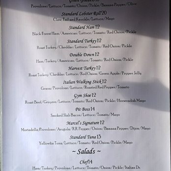 Marcel's Submarine Shop - Menu - Sandwiches Near Me - Boothbay Harbor, Maine Marcel's Submarine Shop - Menu - Sandwiches Near Me - Boothbay Harbor, Maine