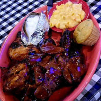 Jake's Roadhouse - $34.95 Phat Mike's Combo + 2 Sides + Blueberry Cornbread, yum! Tri-Tips, 1/2 Smoked Chicken, 1 (Each): Hot Link Sausage, Beef & Pork Ribs. - Barbeque Near Me - Monrovia, California Jake's Roadhouse - $34.95 Phat Mike's Combo + 2 Sides + Blueberry Cornbread, yum! Tri-Tips, 1/2 Smoked Chicken, 1 (Each): Hot Link Sausage, Beef & Pork Ribs. - Barbeque Near Me - Monrovia, California