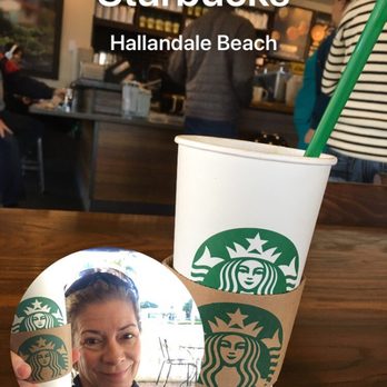 Starbucks - Great service and I love the venti cappuccino with half and half. - Coffee & Tea Near Me - Hallandale Beach, Florida Starbucks - Great service and I love the venti cappuccino with half and half. - Coffee & Tea Near Me - Hallandale Beach, Florida