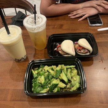 Dumpling Master - Mango smoothie w boba Fresh Lemon Honey Green Tea House Juicy Pork Bun Cucumber Salad - Noodles Near Me - Rancho Cucamonga, California
