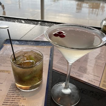 Trata - Dark Mojito and the white Cosmo - New American Near Me - Rochester, New York