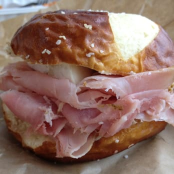 Mariano's - Ham and Brie on a pretzel bun - Grocery Near Me - Wheaton, Illinois