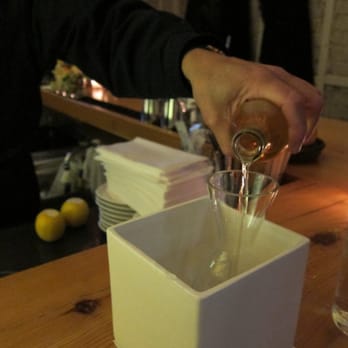 Danji - Bartender pouring Bekseju @ Danji - Korean Near Me - New York, New York Danji - Bartender pouring Bekseju @ Danji - Korean Near Me - New York, New York