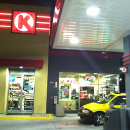 The storefront at night. The storefront at night.