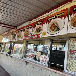 The front of the Restaurant & ordering window if you don't wanna go inside