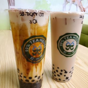 ChaChaCha - Brown sugar oolong milk tea and Jasmine milk tea - Desserts Near Me - Fremont, California