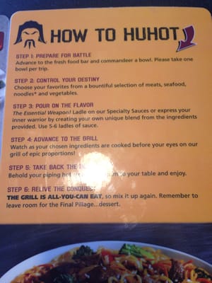 Menu photo 3 HuHot Mongolian Grill Tulsa, OK Menu photo 3 HuHot Mongolian Grill Tulsa, OK
