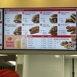 Freddy's Frozen Custard & Steakburgers - Freddie's menu