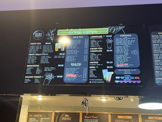 Menu photo 1 Boba Bar San Jose, CA Menu photo 1 Boba Bar San Jose, CA