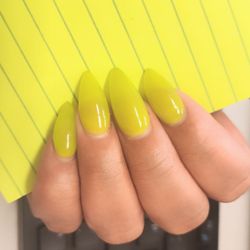 Beautiful Nails & Skin Care - Get nails that match your office supplies! #sunshine
