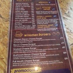Wingman - Menu number 2