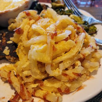 110 Grill - Pile of not done onion strings - New American Near Me - Southington, Connecticut
