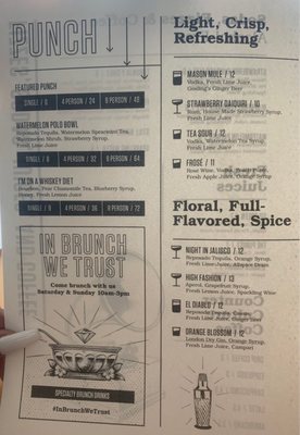 Menu photo 4 Punch Bowl Social Dallas, TX