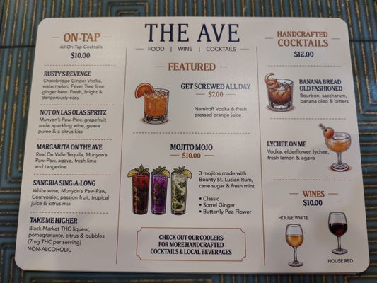Menu photo 1 The Ave Fort Lauderdale, FL Menu photo 1 The Ave Fort Lauderdale, FL