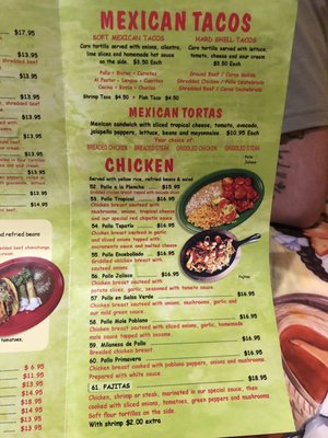 Menu photo 5 Jalisco Mexican Restaurant Monroe, NY