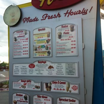 Andy's Frozen Custard - Outdoor menu - Ice Cream & Frozen Yogurt Near Me - Rogers, Arkansas Andy's Frozen Custard - Outdoor menu - Ice Cream & Frozen Yogurt Near Me - Rogers, Arkansas