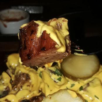Bosscat Kitchen & Libations - Had to get a good up close shot, not a professional but I think I did okay with this pic lol. Very thick chunks of pastrami.. - New American Near Me - Irvine, California Bosscat Kitchen & Libations - Had to get a good up close shot, not a professional but I think I did okay with this pic lol. Very thick chunks of pastrami.. - New American Near Me - Irvine, California