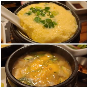 ChilSung Korean BBQ - Steam eggs and miso soup - Korean Near Me - Oakland Gardens, New York