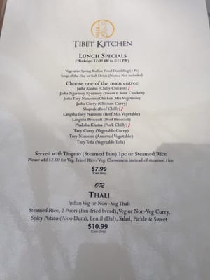 Menu photo 8 Tibet Kitchen Toronto, ON Menu photo 8 Tibet Kitchen Toronto, ON