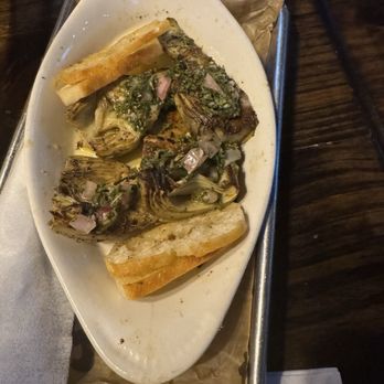 Bayou Beer Garden - Grilled Artichoke - Beer Gardens Near Me - New Orleans, Louisiana