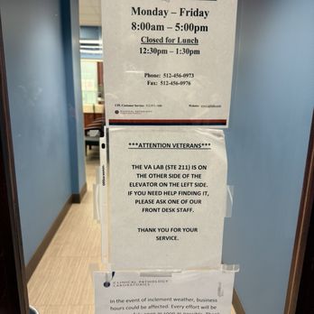 CPL Laboratories - Then don't honor these times and will just lock the doors anywhere from 5-10 mins early - Laboratory Testing Near Me - Cedar Park, Texas