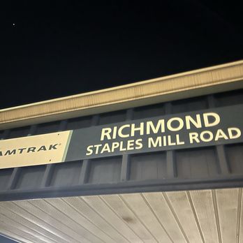 Amtrak - Staples Mill Road - Trains Near Me - Richmond, Virginia