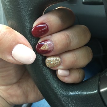 No1 Nails - Short oval nails with gel nail design by Kathy, she did a good job, 40$ was a good price for the work. Full set and design. - Nail Salons Near Me - Downey, California No1 Nails - Short oval nails with gel nail design by Kathy, she did a good job, 40$ was a good price for the work. Full set and design. - Nail Salons Near Me - Downey, California