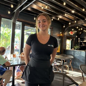 Hooked On Jupiter - Our wonderful server, Val - Seafood Near Me - Jupiter, Florida Hooked On Jupiter - Our wonderful server, Val - Seafood Near Me - Jupiter, Florida