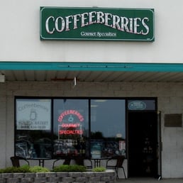 the front of a coffee shop
