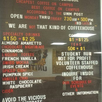 8th Note Coffeehouse - "We Are Not That Kind of Coffeehouse" - Coffee & Tea Near Me - Milwaukee, Wisconsin 8th Note Coffeehouse - "We Are Not That Kind of Coffeehouse" - Coffee & Tea Near Me - Milwaukee, Wisconsin