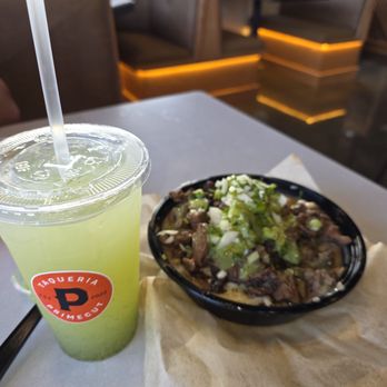 Primecut Taqueria - Burrito Bowl (no rice) and a pepino lime Agua fresca - Tacos Near Me - Rancho Cucamonga, California Primecut Taqueria - Burrito Bowl (no rice) and a pepino lime Agua fresca - Tacos Near Me - Rancho Cucamonga, California