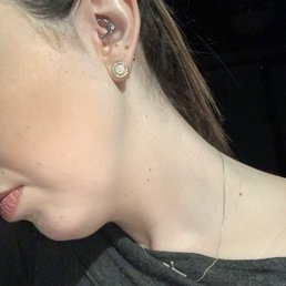 Daith piercing by Benji