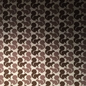 The Barn - Weird/cool wallpaper in the bathroom - Burgers Near Me - Half Moon Bay, California