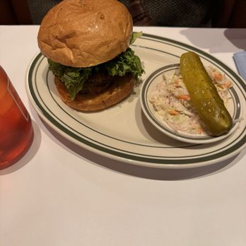 The Shed Restaurant - Mohegan Sun CT - Veggie burger & Cole slaw - Comfort Food Near Me - Uncasville, Connecticut The Shed Restaurant - Mohegan Sun CT - Veggie burger & Cole slaw - Comfort Food Near Me - Uncasville, Connecticut