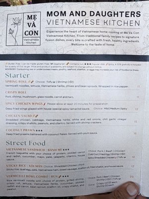 Menu photo 4 Me Va Con Vietnamese Kitchen Oakland, CA Menu photo 4 Me Va Con Vietnamese Kitchen Oakland, CA