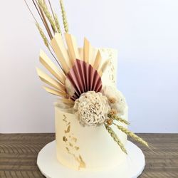 Kelly's Dolce Cakes - Boho Baby Shower Cake