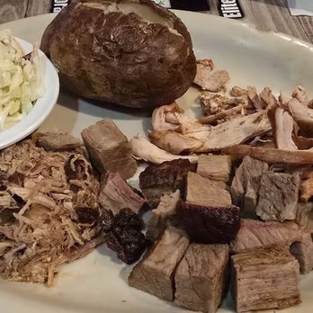 Dillon's - 3 meat build your own platter, no sauce. - Barbeque Near Me - Litchfield Park, Arizona Dillon's - 3 meat build your own platter, no sauce. - Barbeque Near Me - Litchfield Park, Arizona