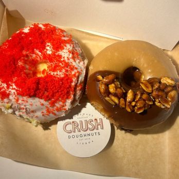 Time Out Market - Crush Doughnuts - Red Velvet and Peanut Butter - Public Markets Near Me - Lisbon, 11 Time Out Market - Crush Doughnuts - Red Velvet and Peanut Butter - Public Markets Near Me - Lisbon, 11