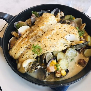 Ben Paris - Cod and clams so good - New American Near Me - Seattle, Washington