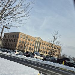 Henry Ford Macomb Hospital Medical Pavilion - Cold, snow piles with Sunshine on Tuesday 12/16/2025