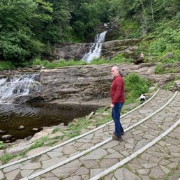Kent Falls with WPA era amphitheatre Kent Falls with WPA era amphitheatre