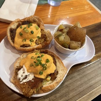 Two Chicks Café - CBD - Crab Cake Benedict - Breakfast & Brunch Near Me - New Orleans, Louisiana Two Chicks Café - CBD - Crab Cake Benedict - Breakfast & Brunch Near Me - New Orleans, Louisiana
