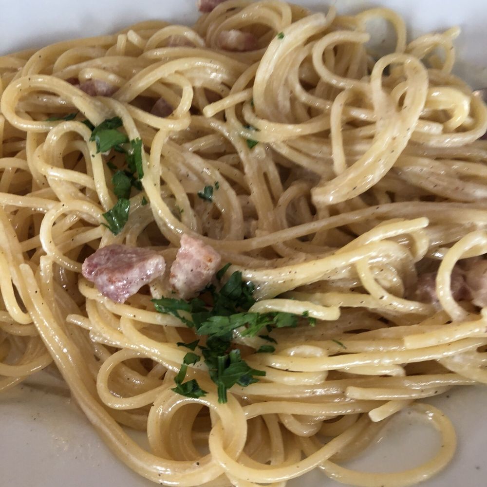 L'Osteria - The best carbonara pasta I've ever had! - Italian Near Me - Munich, BY L'Osteria - The best carbonara pasta I've ever had! - Italian Near Me - Munich, BY