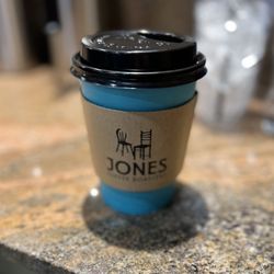 Jones Coffee Roasters - My small lavender latte - was really nice!